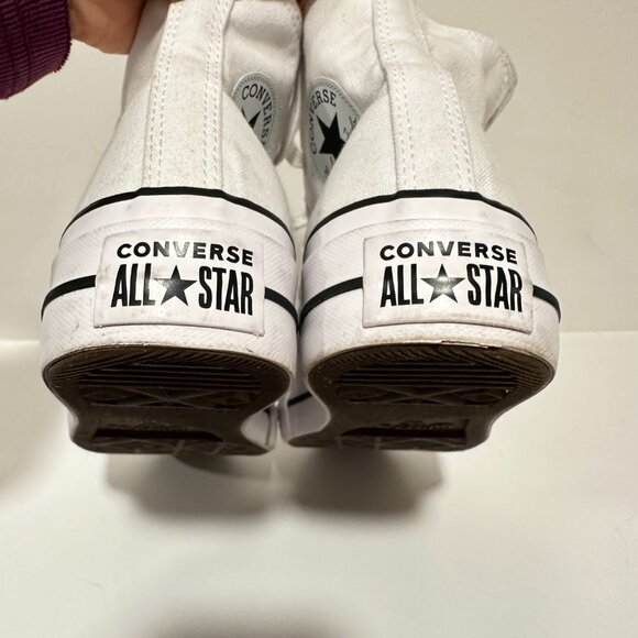 Converse Chuck Taylor All Star Platform High Top White Size 7 - Picture 7 of 9
